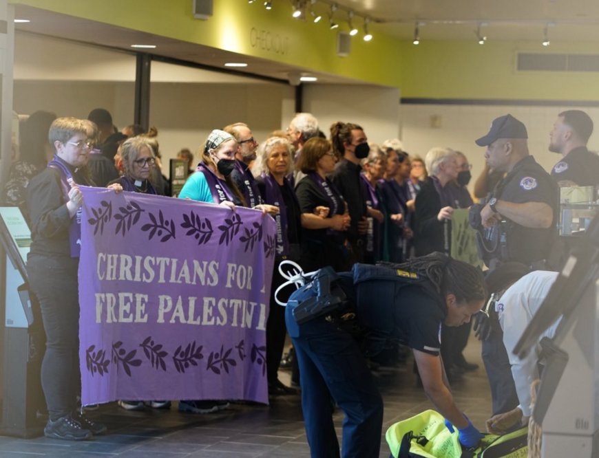 Christian protesters block US Congress cafeteria ‘until Gaza eats’