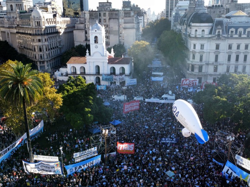 Massive protests in Argentina slam Milei’s education cuts