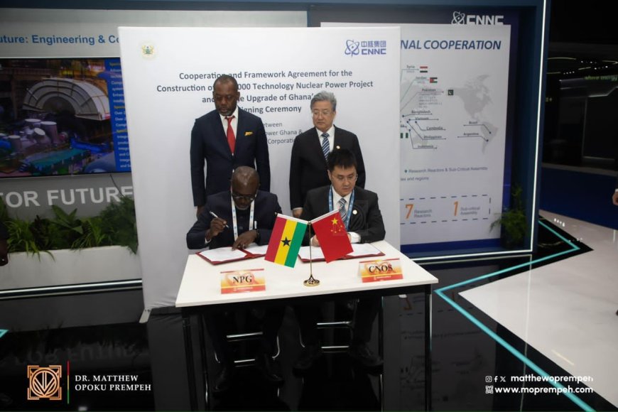 Ghana and China Forge Partnership for Groundbreaking Nuclear Power Project