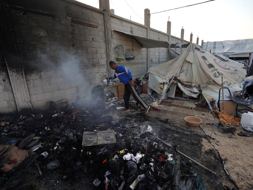 Israeli forces pound Gaza after al-Mawasi tent camp attack kills 25