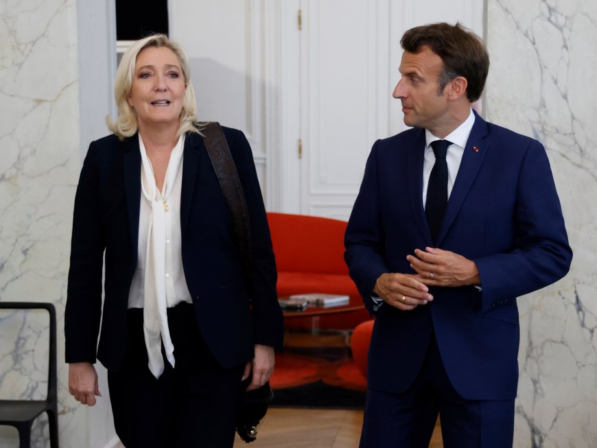 France’s far-right leader Le Pen questions Macron’s role as army chief