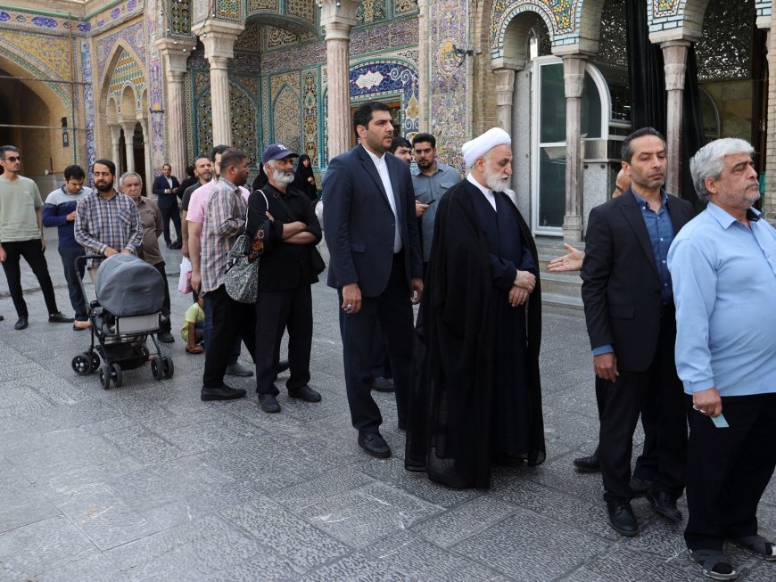 Voting under way in Iran’s snap presidential election