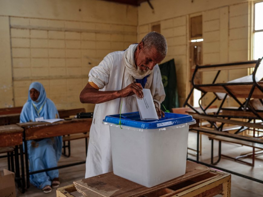 Mauritanians vote in presidential election with incumbent expected to win