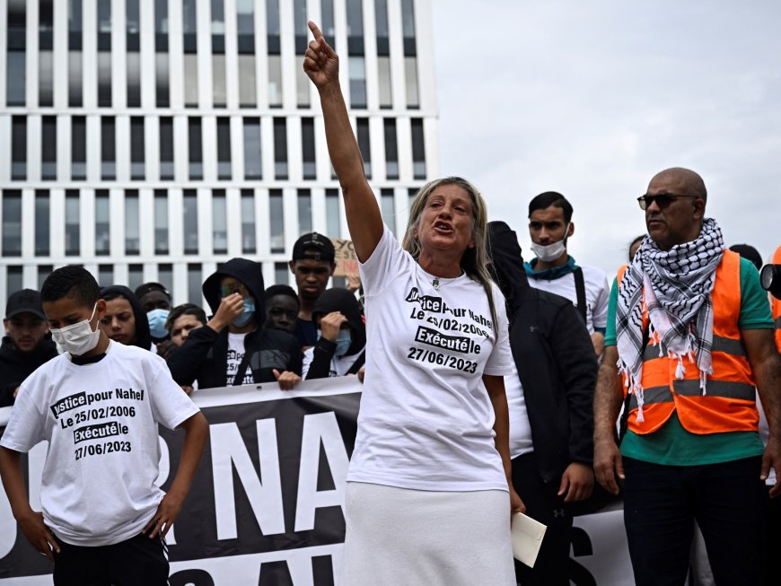 March for Nahel Merzouk a year after his killing by French police