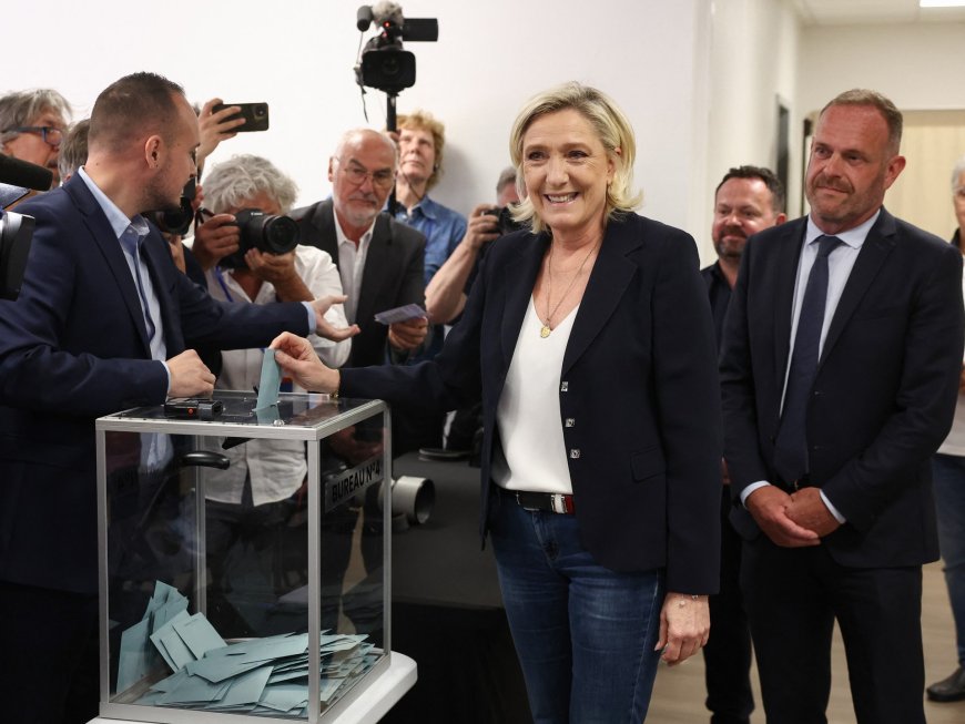 France’s far right leads in first round of elections, exit polls show