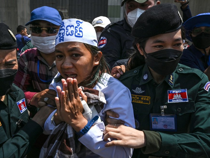 Cambodia accused of conducting political trial as it jails green activists