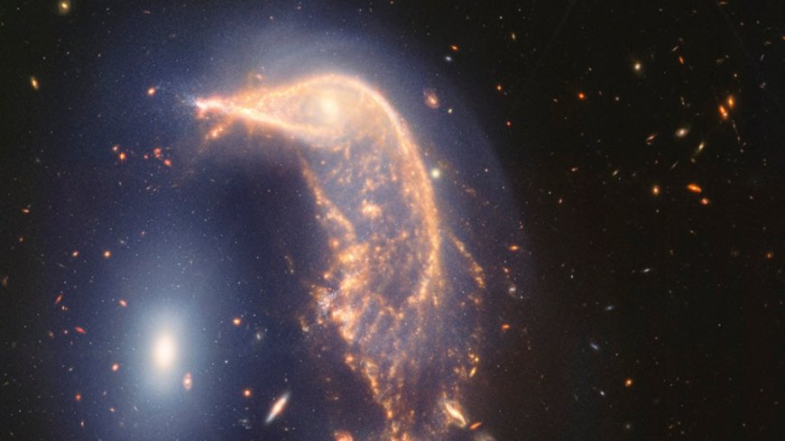 US space agency NASA releases Webb telescope photos of entwined galaxies