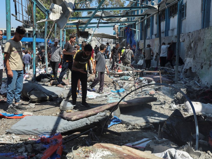 Israel again bombs a UN-run school in Gaza, kills dozens of Palestinians