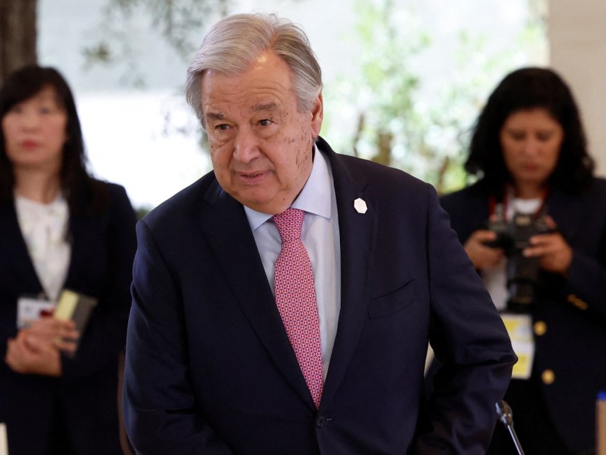 UN chief slams Israel for dooming prospects for two-state solution