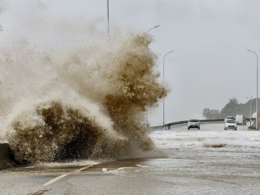 Typhoon Gaemi hits Chinese seaboard as authorities warn of flash floods