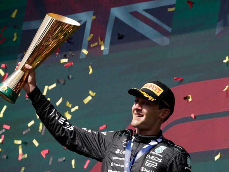 Russell wins F1’s Belgian Grand Prix in a Mercedes one-two with Hamilton