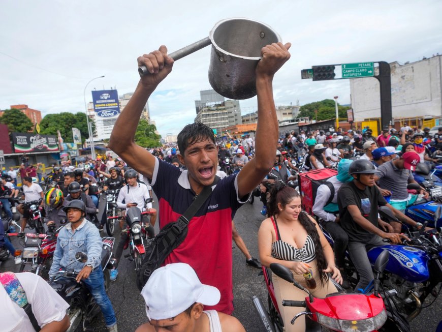 Protests break out as Maduro declared winner of disputed Venezuela election