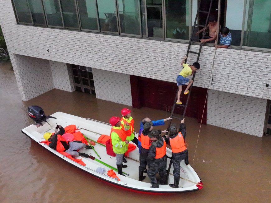 Dozens dead as tail end of Typhoon Gaemi lashes China