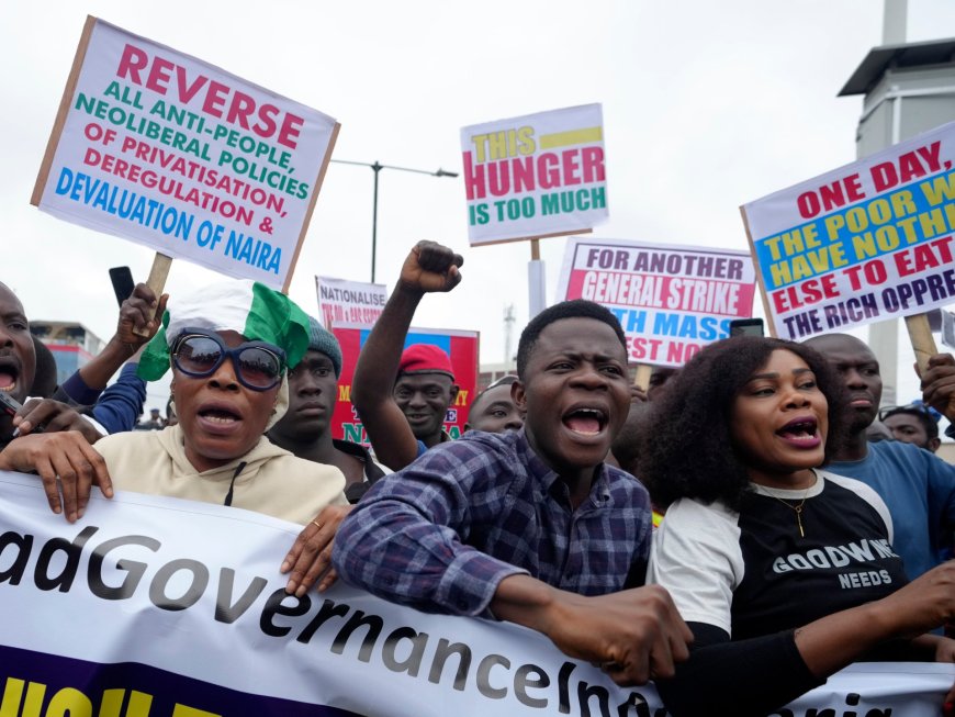 Nationwide protests over the rising cost of living in Nigeria