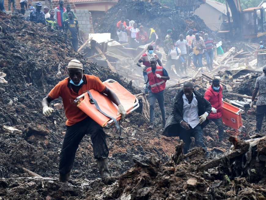 Rising death toll in the landfill collapse in Uganda