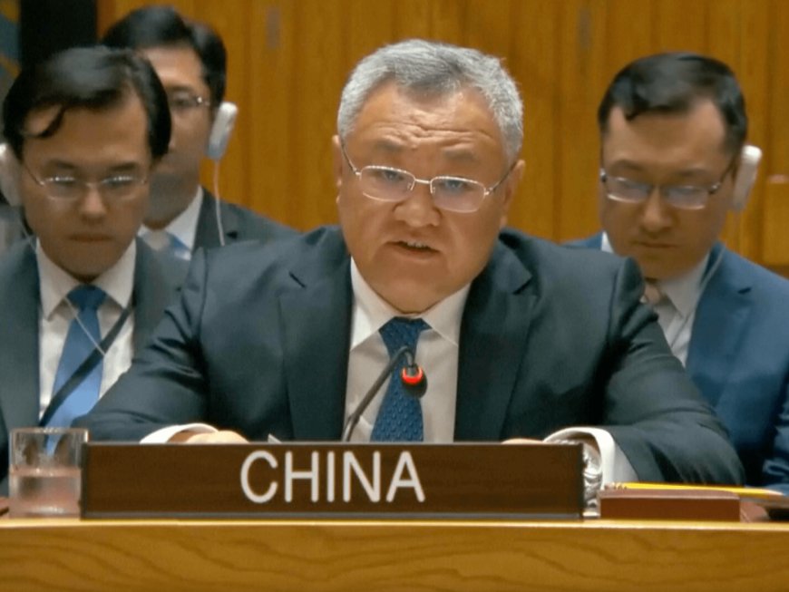 China’s UN envoy condemns Israel for ‘heinous’ Gaza school massacre