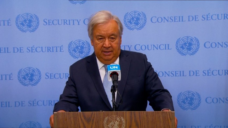 UN’s Guterres: ‘The ultimate vaccine for polio in Gaza is peace’