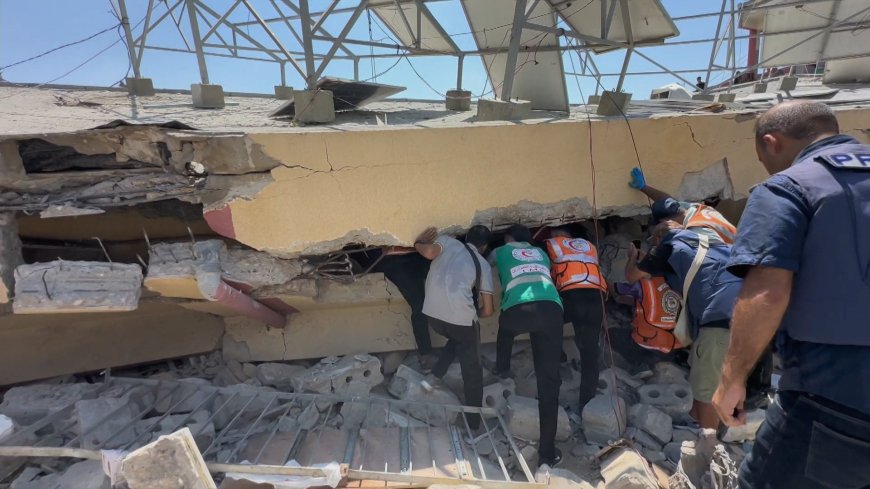 Israeli forces launch deadly attack Gaza City school shelter