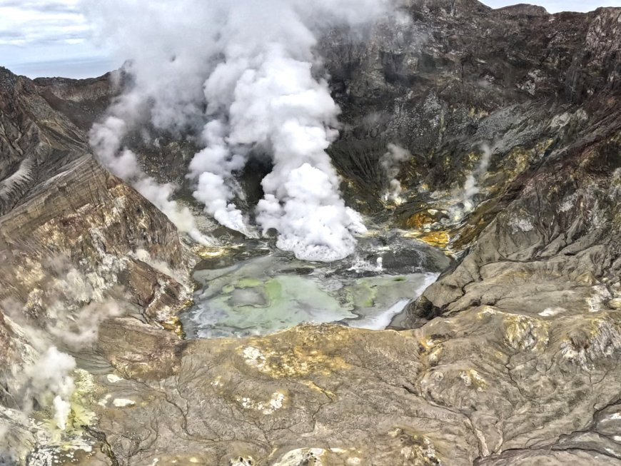 New Zealand’s White Island volcano erupts, flights grounded