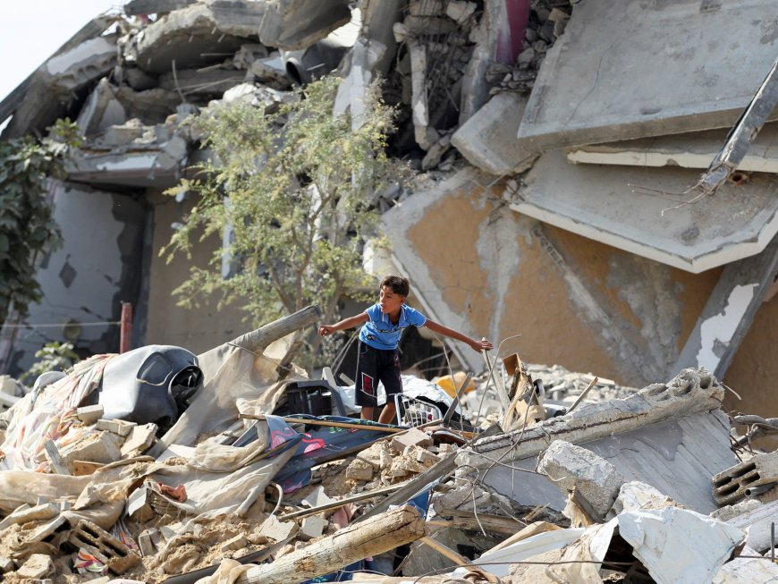 Aftermath of Israeli offensive in Gaza’s Khan Younis and Deir el-Balah