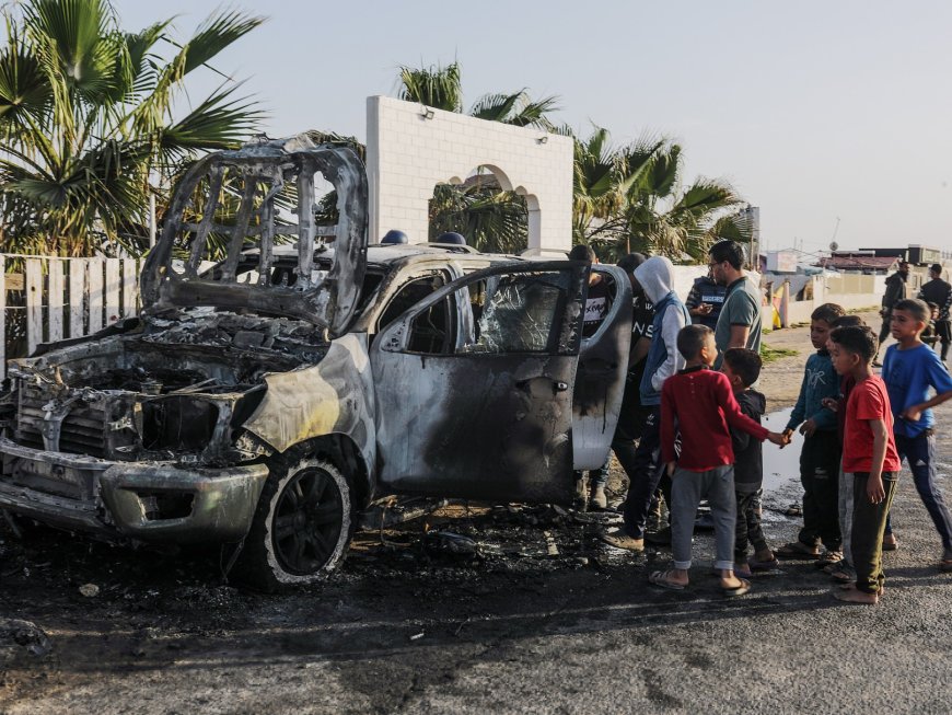 Several killed in Israeli attack on Gaza hospital convoy, aid group says