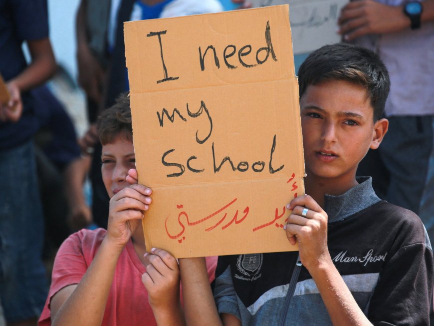 Back to school – but not for the 625,000 students of Gaza