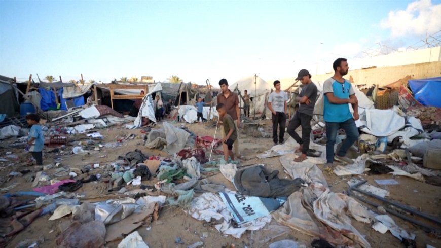 Video: Israeli military attacks displacement camp outside Gaza hospital