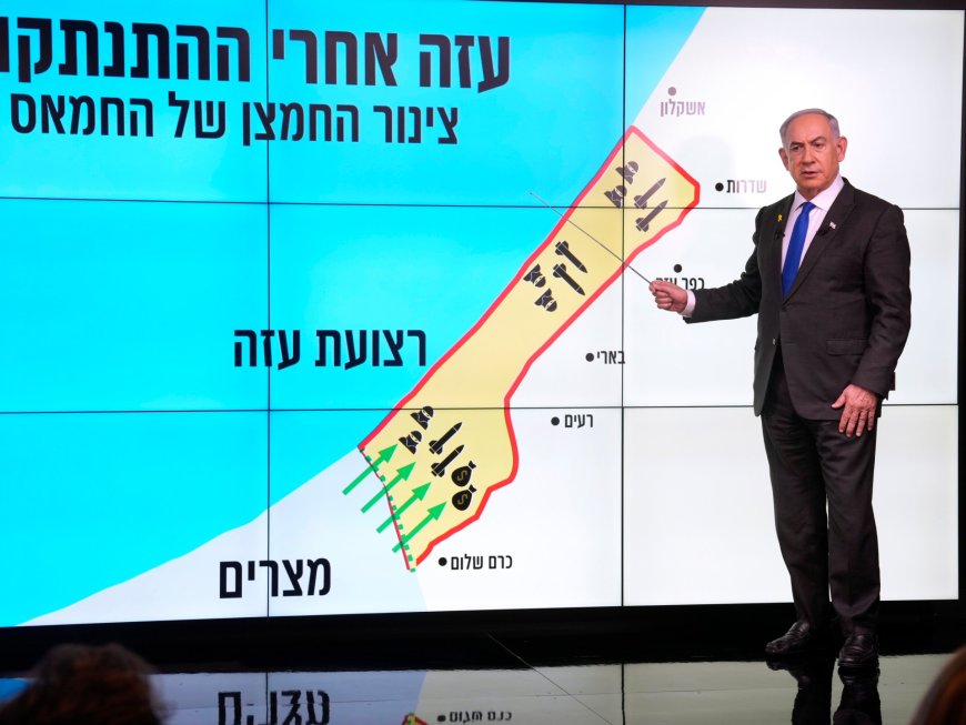 What was Netanyahu’s map and ‘plan for Gaza’ all about?