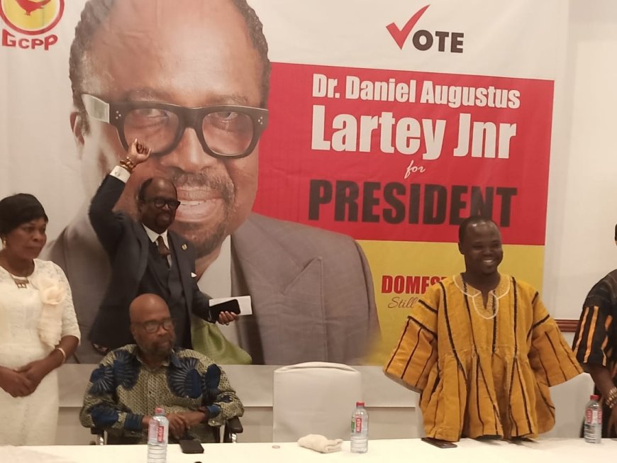 GCPP elects Dr. Daniel Augustus Lartey Jnr. as Flagbearer 