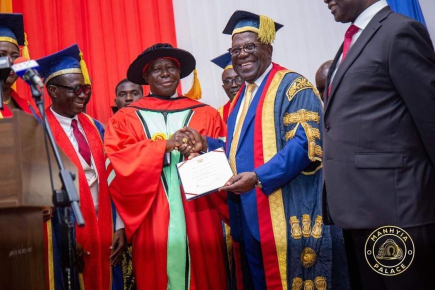 UCC confers honorary degree on Asantehene  