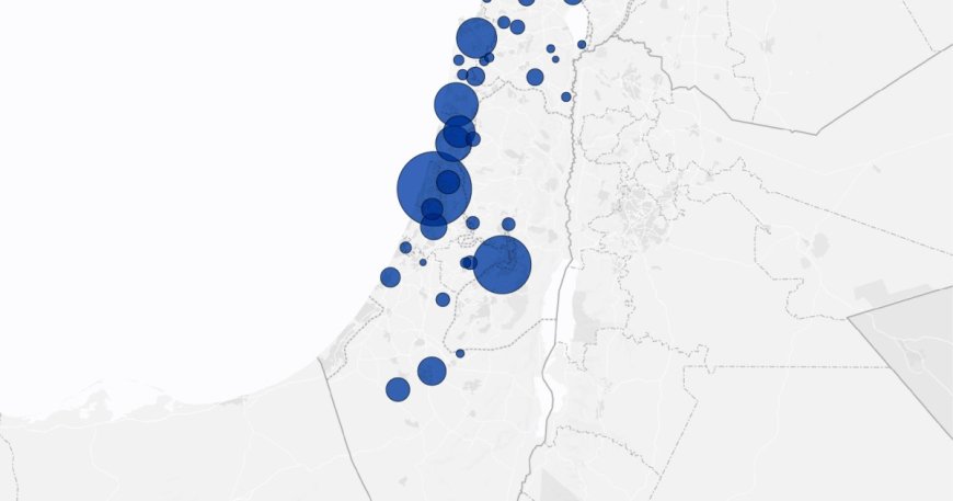 Mapping Israeli protests since October 7