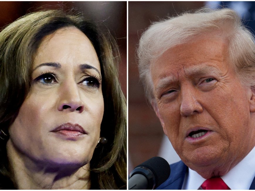 Poll suggests Trump, Harris in a tie ahead of first presidential debate