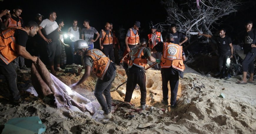 At least 40 killed in Israeli attack on al-Mawasi tent camp, officials say