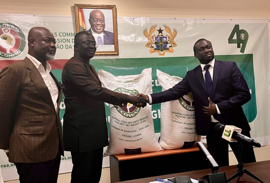 Ghana receives 500 metric tonnes of grains from ECOWAS 