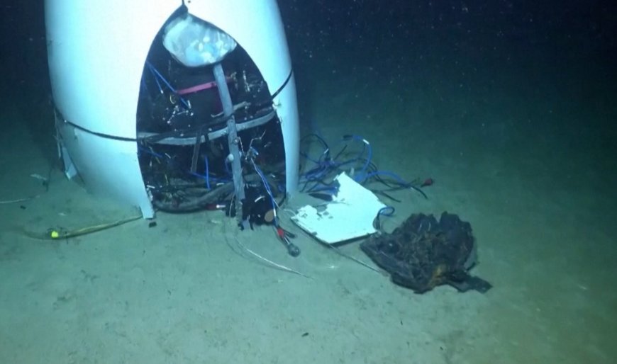 New video shows wreckage of Titan submersible on ocean floor