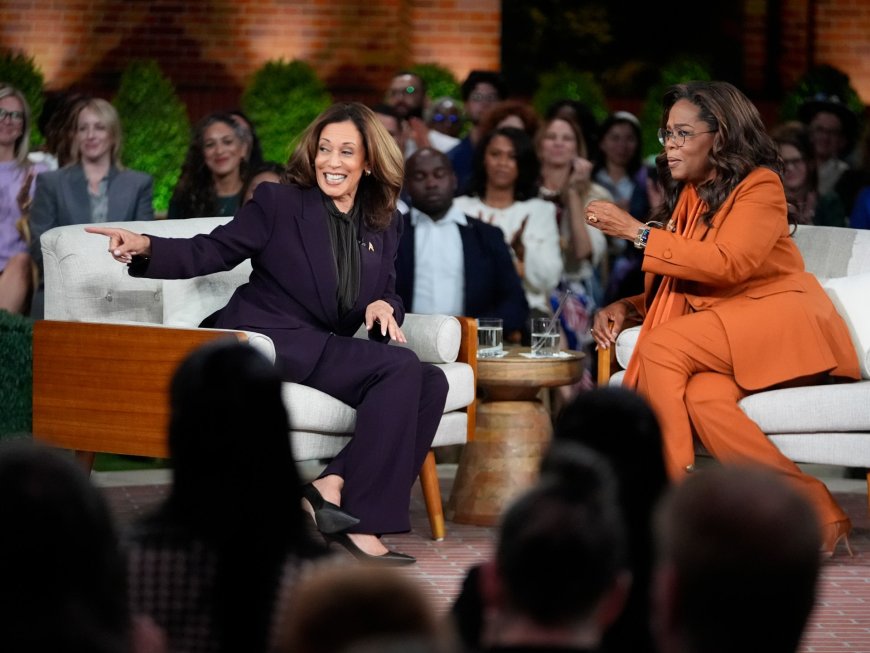 Kamala Harris joins Oprah Winfrey for star-studded election event