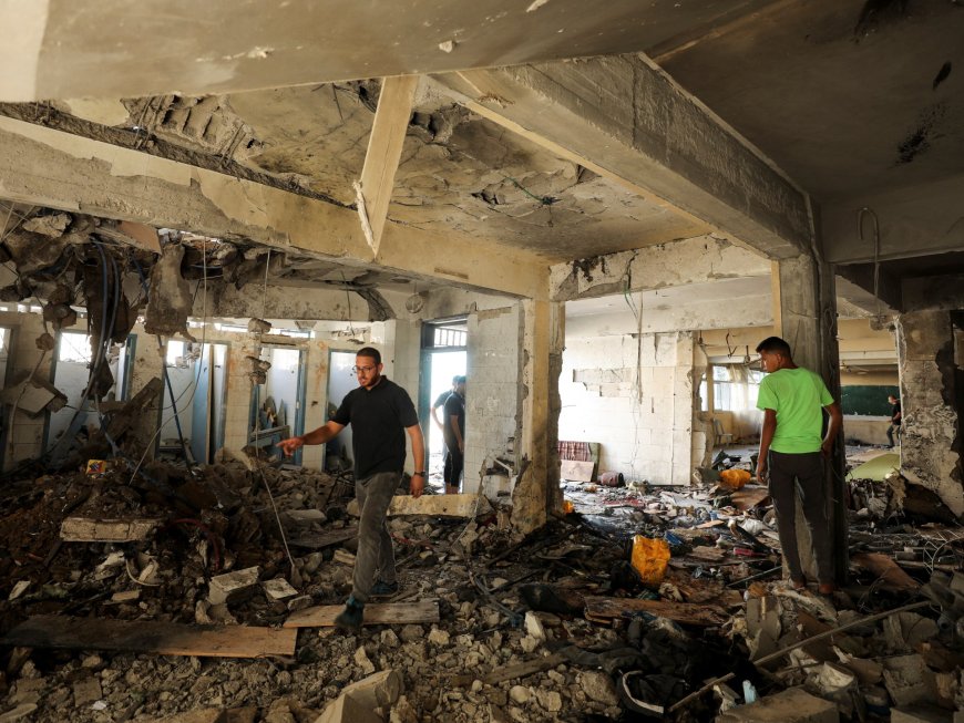 Israeli attack on Gaza school sheltering displaced Palestinians kills 22