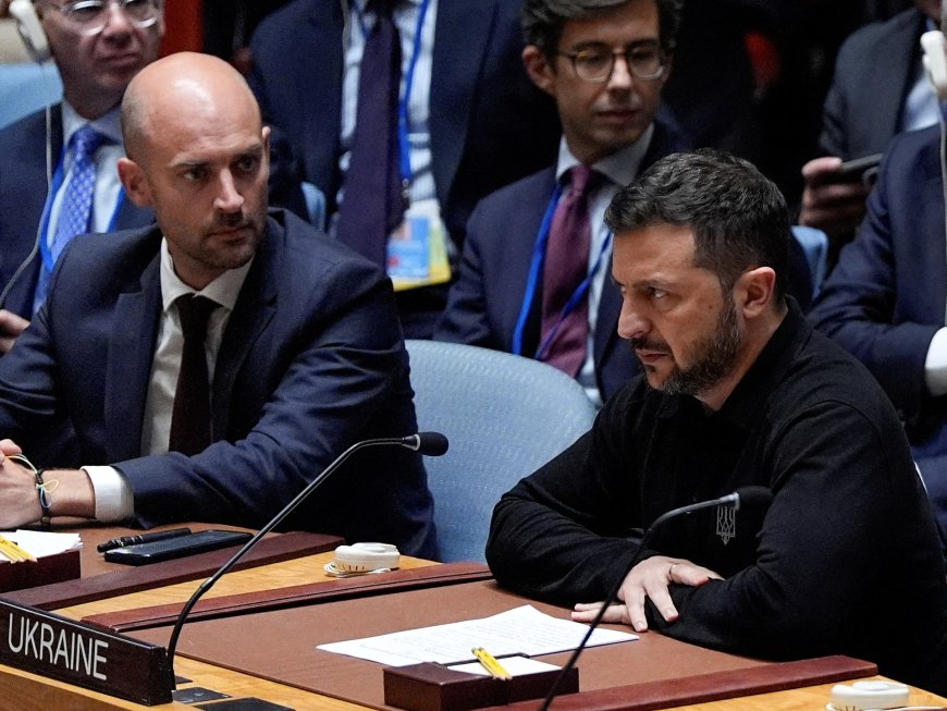 Zelenskyy tells UN that Russia must be forced into peace