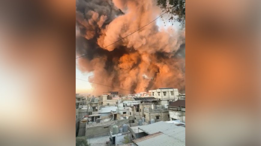 Powerful Israeli bombardment hits Beirut’s densely populated Dahiyeh