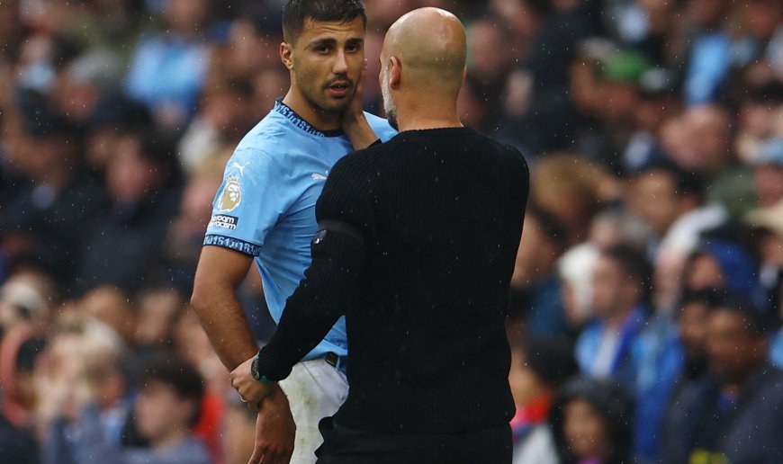 Man City’s Rodri out for the season after undergoing knee surgery