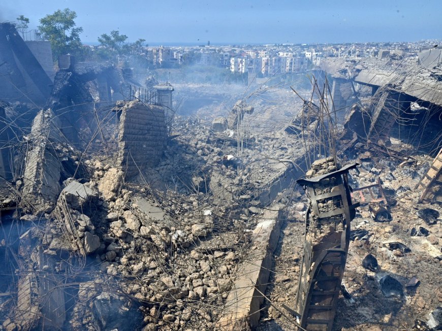 Aftermath of Israeli strike in Lebanon that killed Hezbollah’s Nasrallah