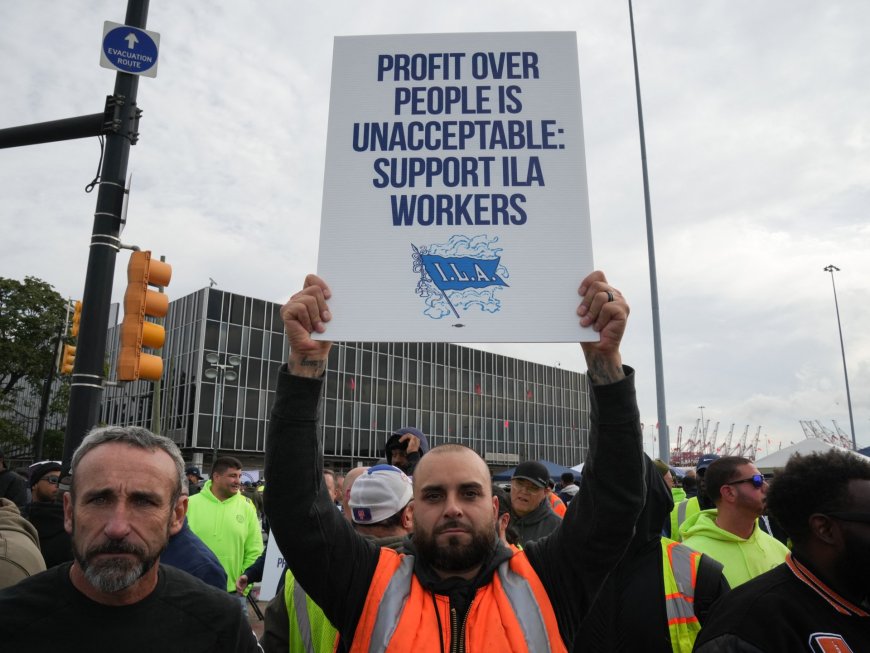 Thousands of dockworkers shut down US east coast ports in major strike