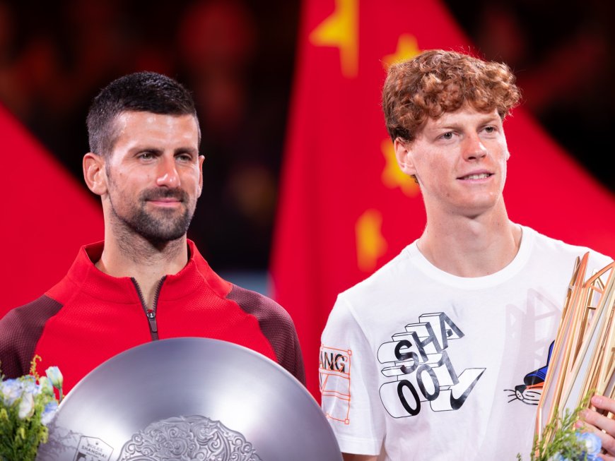 Top-ranked Jannik Sinner beats Novak Djokovic to win Shanghai Masters final