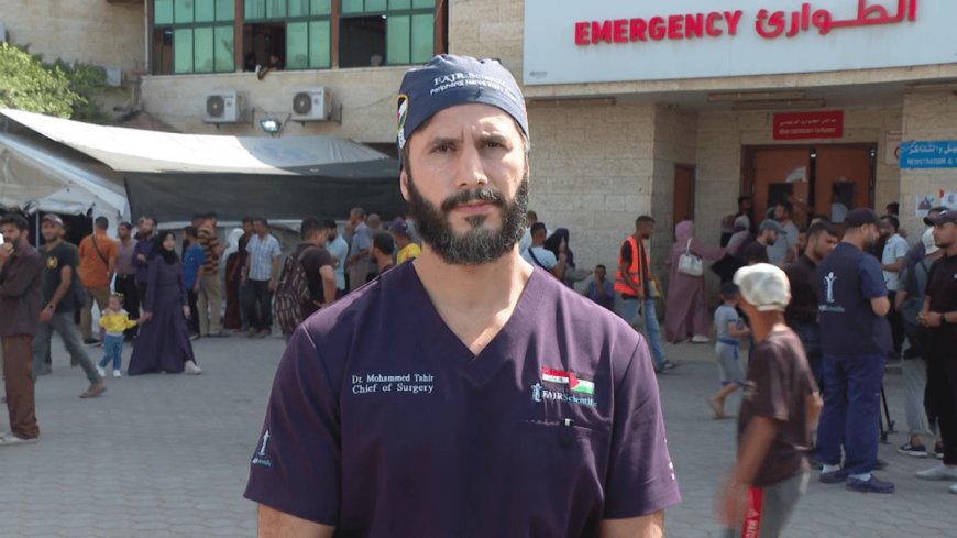 Doctor pleads with world after attack on Gaza hospital grounds