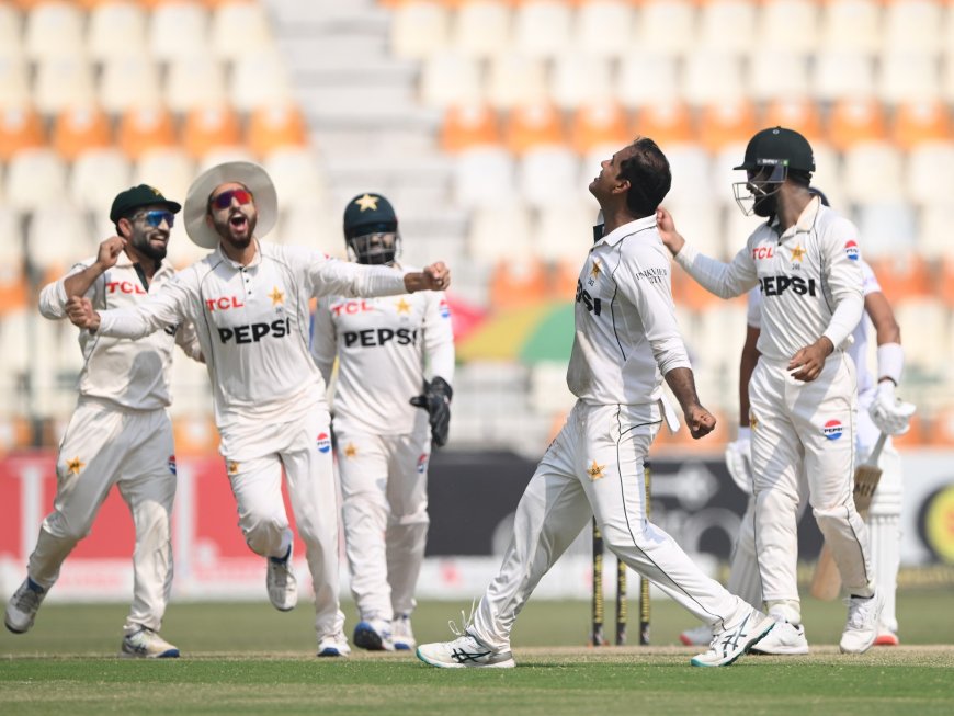 Pakistan spinners take all 20 England wickets to level Test series