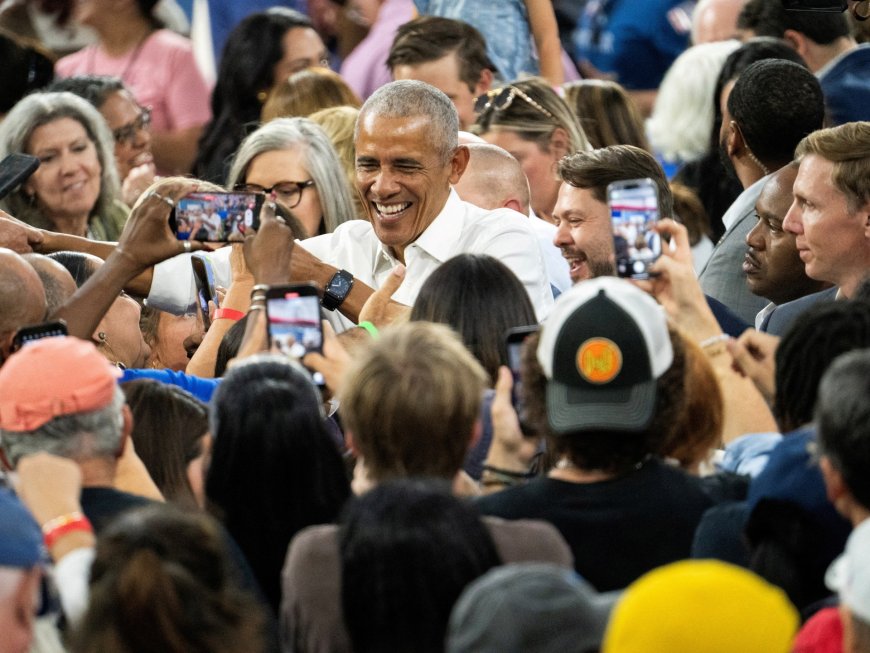 Obama rallies for Harris in swing state and questions Trump’s competence