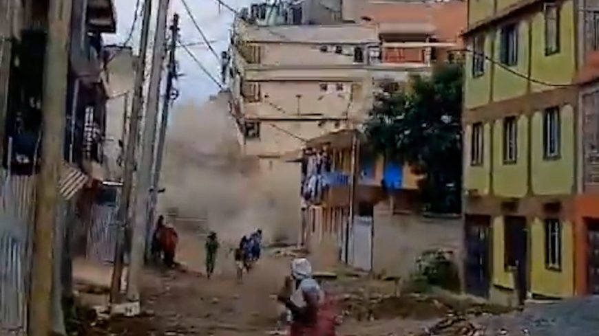 Video: See the moment a seven-storey building collapses in Nairobi, Kenya