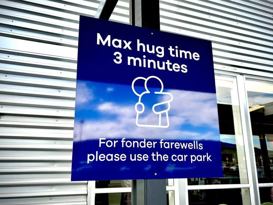 New Zealand airport imposes three-minute limit on hugs