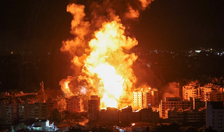 Israeli air attack causes huge explosions in southern Beirut