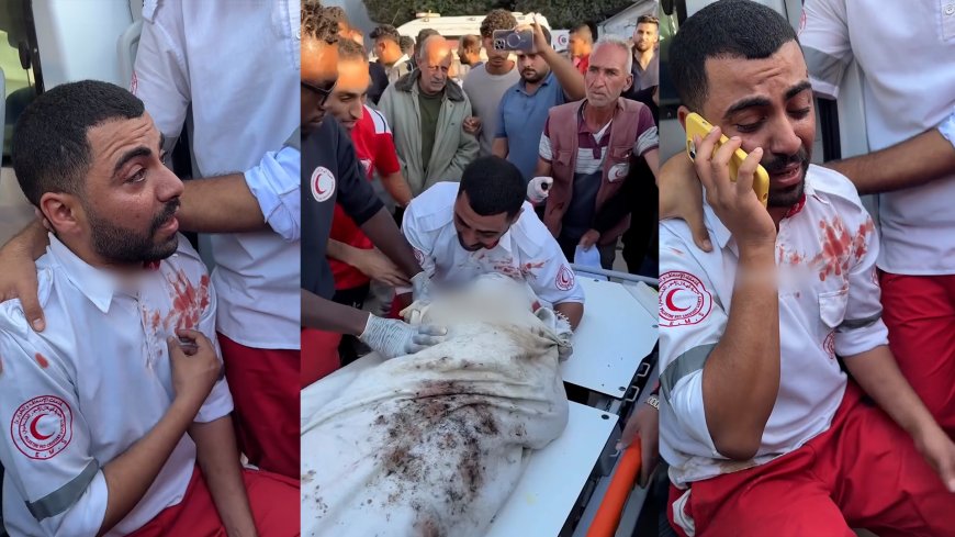 Gaza paramedic realises woman killed in air attack is his mother